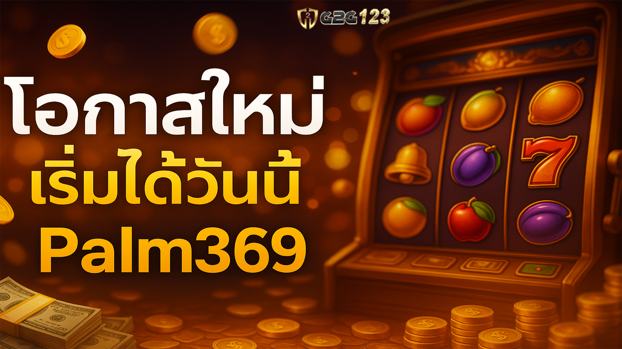 Palm369 สล็อตเว็บตรง จ่ายเงินจริง ทุกคนเริ่มจากศูนย์ได้ ไม่ต้องทุนหนา ไม่ต้องเป็นเซียน ก็สามารถเดินสู่เส้นทาง “เงินแสน” ได้จริงในปี 2025 นี้
