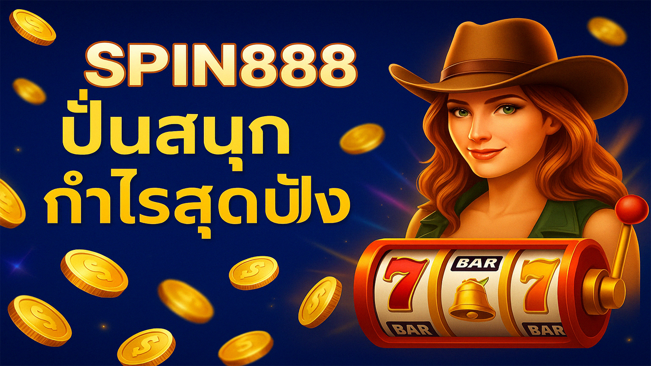“ปั่นสนุก กำไรสุดปัง” กับ Spin888 ได้ทุกวัน สัมผัสประสบการณ์การเล่นที่คุ้มค่า และสร้างรายได้จริงอย่างที่คุณคาดไม่ถึง