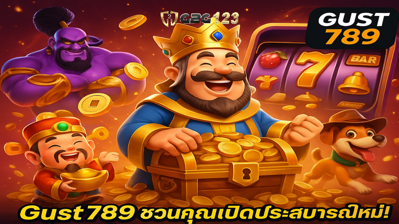 Gust789 สล็อตแตกง่าย เว็บตรง เล่นแล้วได้เงินจริง พร้อมดูแลทุกการปั่นของคุณให้พาเฮงทุกวัน ถ้าคุณมองเห็นโอกาสในวันนี้ จงเริ่มต้นวันนี้