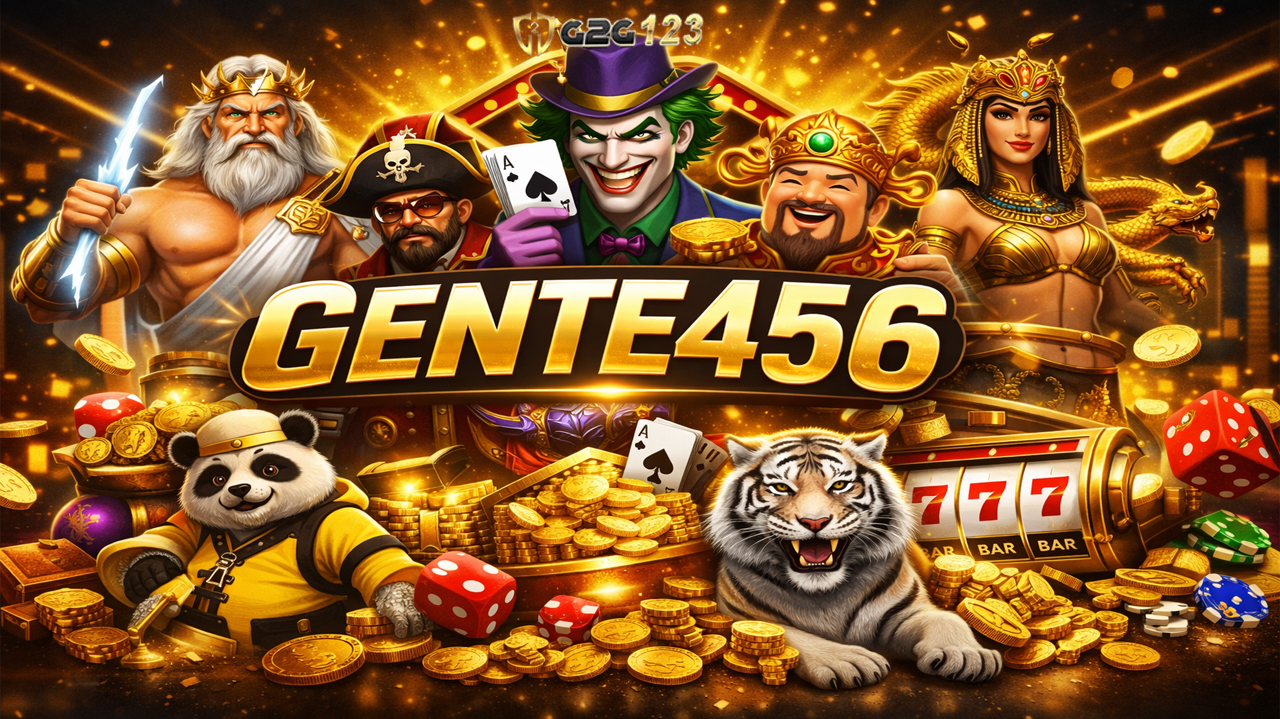 GENTE456 สล็อตออนไลน์และคาสิโนออนไลน์ครบทุกเกม เล่นสนุก ระบบมั่นคง โปร่งใสทุกขั้นตอน และพร้อมมอบประสบการณ์ที่ผู้เล่นมั่นใจได้ในทุกการเดิมพัน