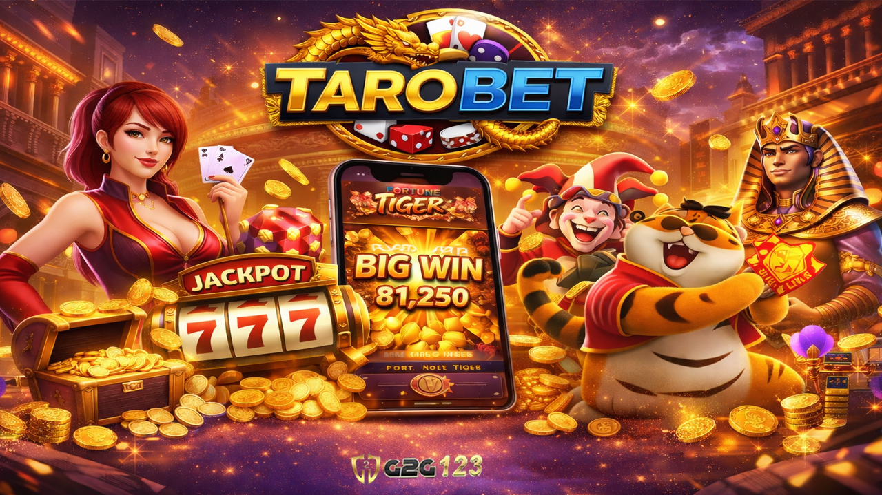 เริ่มต้นสร้างรายได้เสริมง่าย ๆ จากเกมสล็อตออนไลน์ที่ Tarobet เล่นสนุก ลุ้นมัน และเปลี่ยนเวลาว่างให้กลายเป็นโอกาสทำเงินจริงได้ทุกวัน