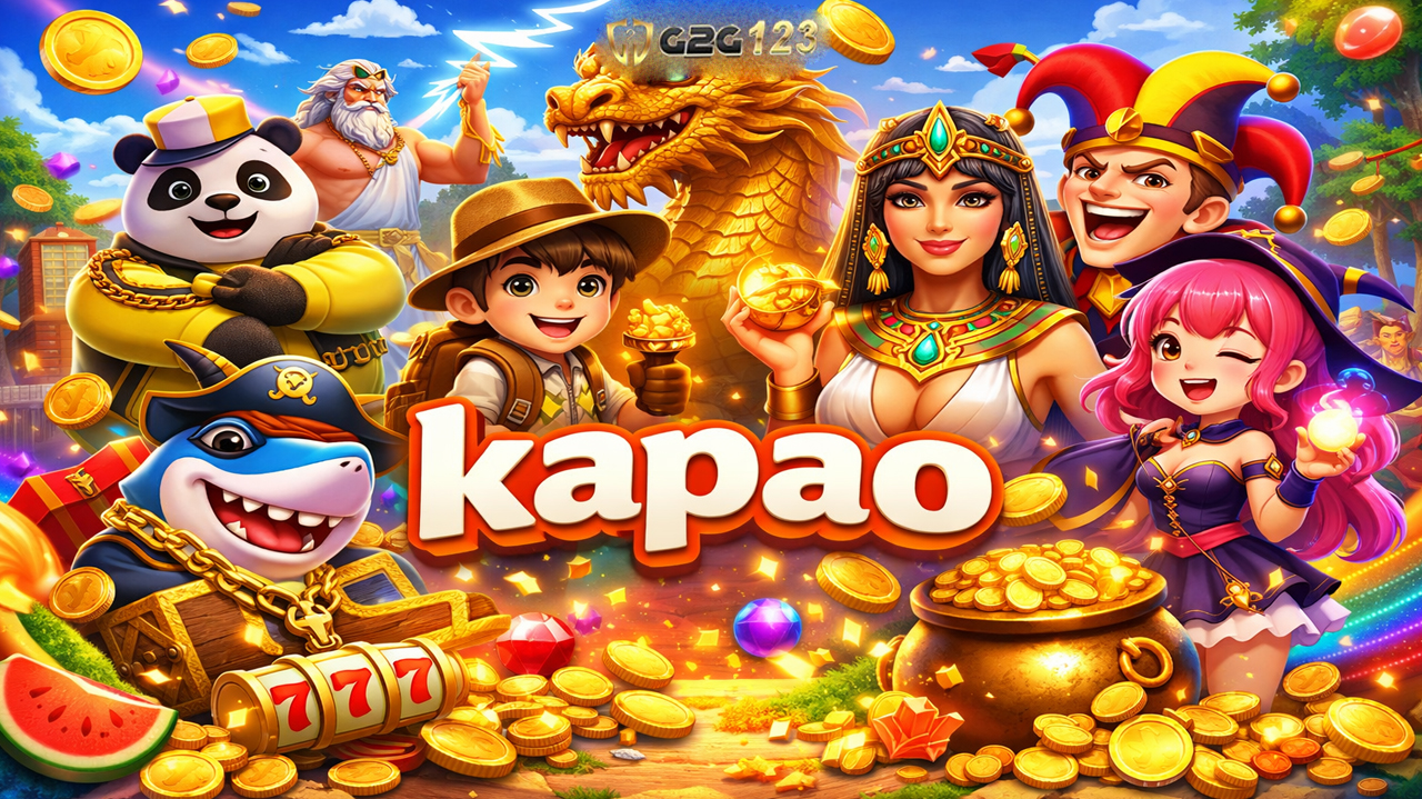 kapao รวมเกมสล็อตครบทุกค่าย เล่นง่าย ลุ้นสนุกทุกสปิน พร้อมโอกาสสร้างกำไรจริงในบรรยากาศสดใส น่าลอง เริ่มต้นได้ทันที